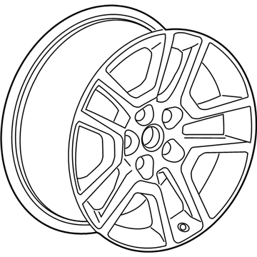 Chevy 9598668 Wheel, Alloy