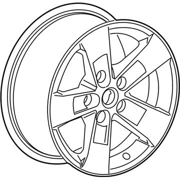 2013 Chevy Malibu Spare Wheel - 9598666