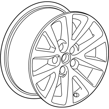 Chevy 23123754 Wheel, Alloy