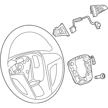 GMC 20851310 Steering Wheel