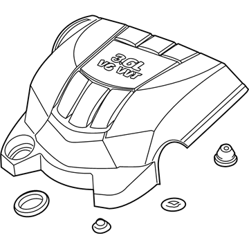 Chevy 12605043 Engine Cover