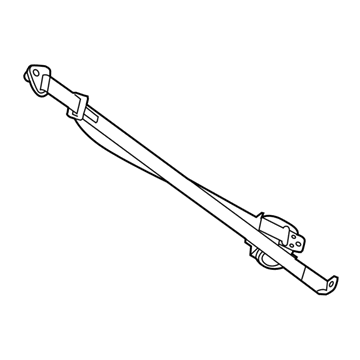 Chevy 19181895 Seat Belt Assembly