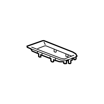 GM 84549515 Tray, F/Flr Cnsl A/Rst Stow *Galvano Silvv