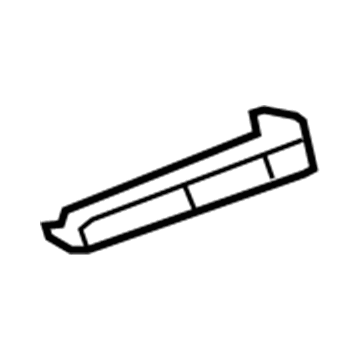 Cadillac 13517523 MOLDING,FRONT SIDE DOOR OUTSIDE HANDLE(PART OF 7)(PAINT TO MATCH)