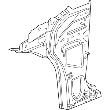 Chevy 84091393 Inner Hinge Pillar