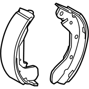 Chevy Aveo Parking Brake Shoe - 96473229