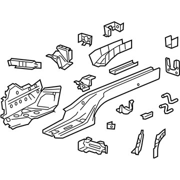 Chevy 95371216 Rail Assembly