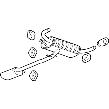 2017 GMC Terrain Exhaust Pipe - 22837449