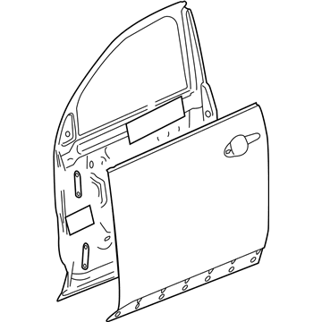 GM 22793129 Door Assembly, Front Side (Lh)