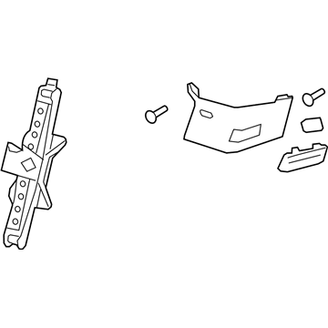 GM 22852971 Molding Assembly, Body Rear Corner Upper Garnish *Shale