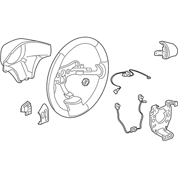 GM 15942938 Steering Wheel Assembly *Neutral