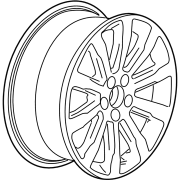 2016 Cadillac ATS Spare Wheel - 23483724