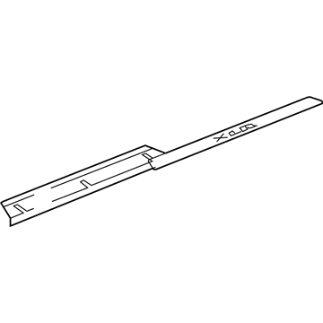 GM 20940866 Decal, Front Side Door Sill Trim Plate