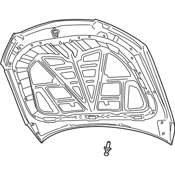 GM 92284333 Hood Asm