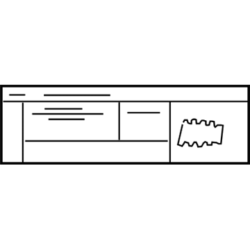 Cadillac 19354745 Emission Label