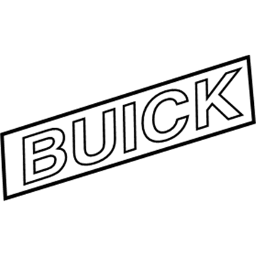 Buick 15292644 Nameplate