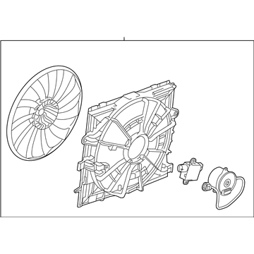 Cadillac 84392557 Fan Module