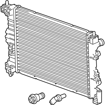 2012 Chevy Sonic Radiator - 95316048