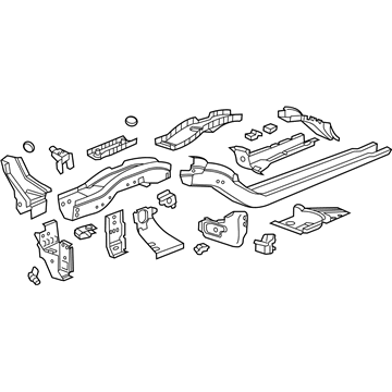 Chevy 23165423 Rail Assembly