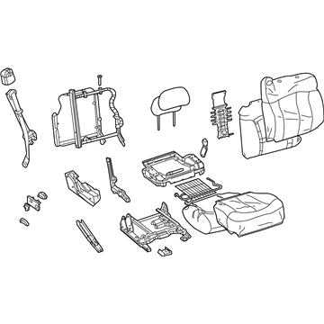 GM 88977156 Seat Asm,Pass (W/ Belt) *Neutral