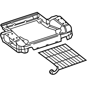 GMC 12478890 Seat Frame