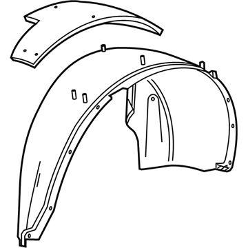 GM 23483775 Liner Assembly, Rear Wheelhouse