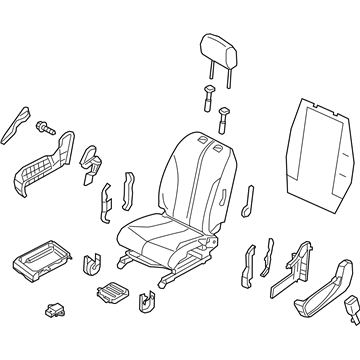 Chevy 19317838 Seat Assembly