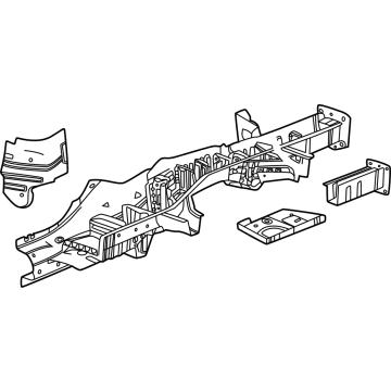 GM 86827507 RAIL ASM-U/B RR SI