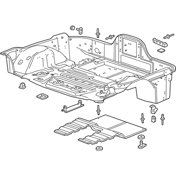 Chevy 23294286 Rear Floor Pan