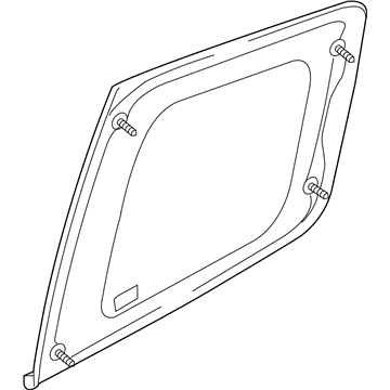 Chevy 23492599 Door Glass