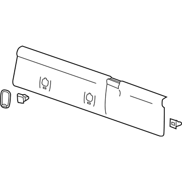 GMC 23455514 Rear Glass Molding