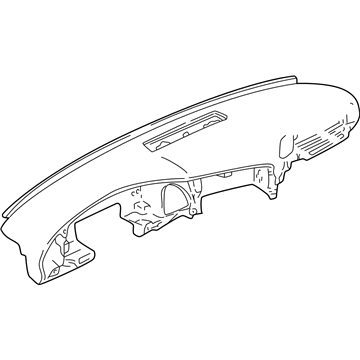 GM 15740395 Pad Assembly, Instrument Panel Upper Trim *Gray