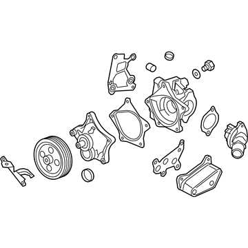 2019 Chevy Cruze Water Pump - 25204309