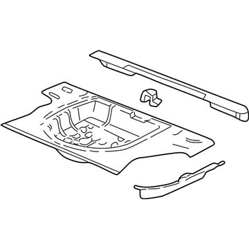 GM 12335382 Panel Asm,Rear Compartment Service