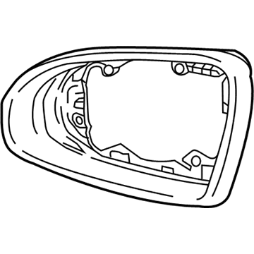 GM 26680886 Bezel, Outside Rear View Mirror Housing