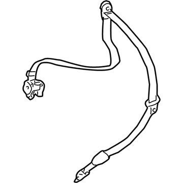 Chevy 89022751 Belt & Retractor