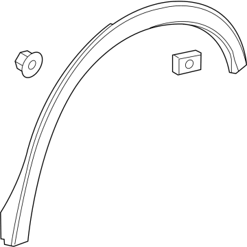 Buick 23441772 Wheel Opening Molding