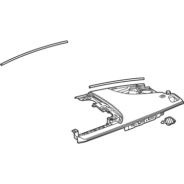 Chevy 87842994 PANEL,INSTRUMENT PANEL UPPER TRIM(INCLUDES 7,10-12,16)(DARK ATMOSPHERE)