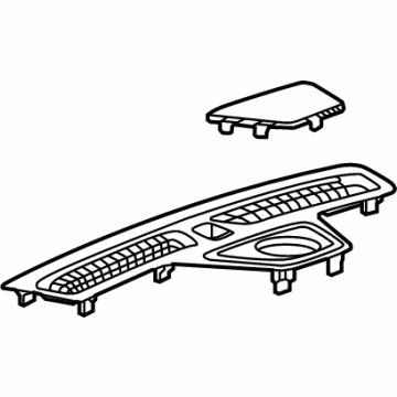 GMC 84664894 Defroster Panel