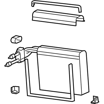 Pontiac 88970280 Evaporator Assembly