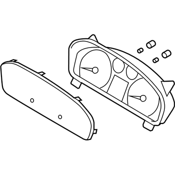 Pontiac 96969980 Cluster Assembly