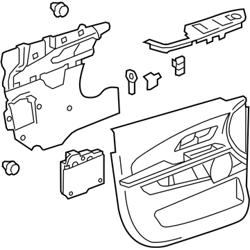 Chevy 22742920 Door Trim Panel