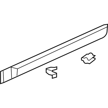 GM 19179813 Molding,Rear Side Door Lower