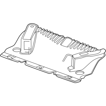 GM 84257135 BAFFLE-RAD AIR FRT UPR