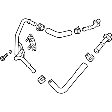 Cadillac 12701693 Water Pipe