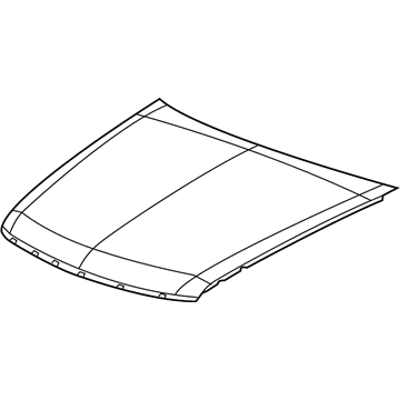 Cadillac 19354875 Hood