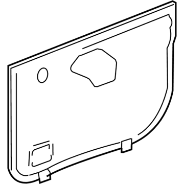 Chevy 22686538 Water Shield