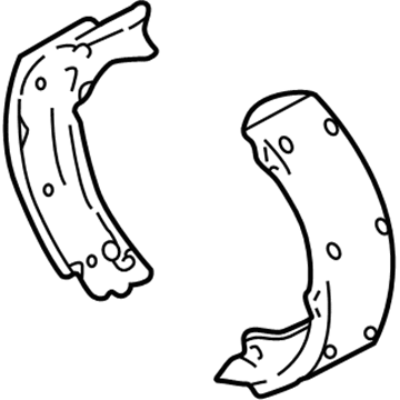 Pontiac 19307610 Brake Shoes