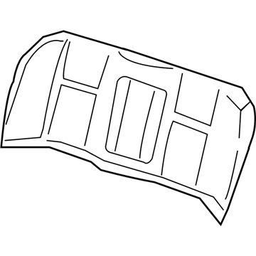 GM 88993429 Cover Asm,Rear Seat Back Cushion *Neutral