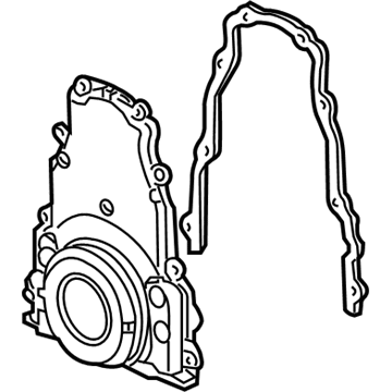 Chevy Corvette Timing Cover - 12598292